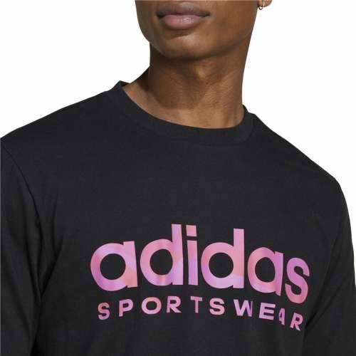 Muška Majica Kratkih Rukava Adidas House Of Tiro Summer Linear Graphic Crna Cijena