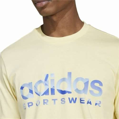 Muška Majica Kratkih Rukava Adidas House Of Tiro Summer Linear Graphic Rumena Cijena
