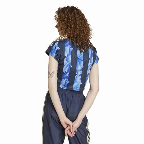 Ženska Majica Kratkih Rukava Adidas Tiro Cut Plava Cijena