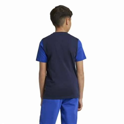 Dječja Majica Kratkih Rukava Adidas Essentials Plava Cijena