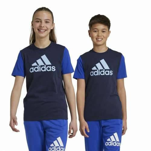 Dječja Majica Kratkih Rukava Adidas Essentials Plava Cijena