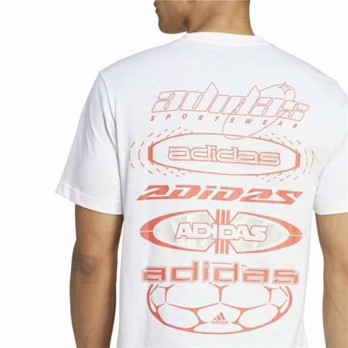 Muška Majica Kratkih Rukava Adidas House Of Tiro Summer Graphic Bijela Cijena