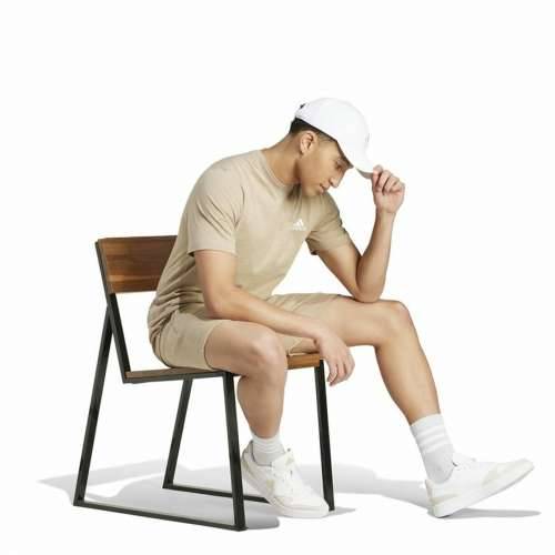 Muška Majica Kratkih Rukava Adidas Seasonal Essentials Melange Bež Cijena