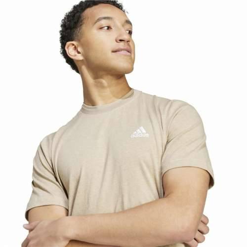 Muška Majica Kratkih Rukava Adidas Seasonal Essentials Melange Bež Cijena