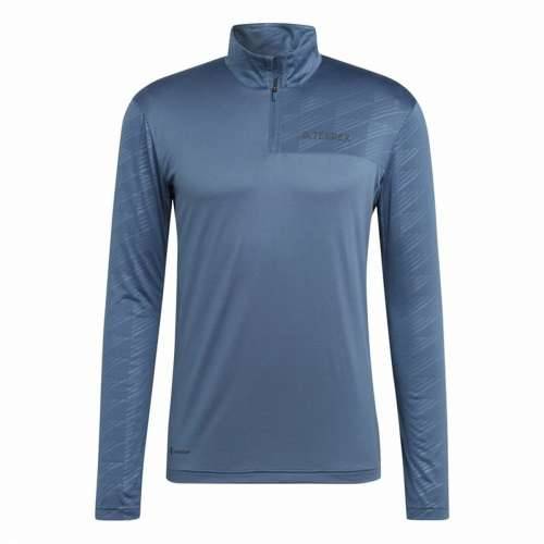 Muška Majica Dugih Rukava Adidas Multi Half Zip Ls Plava Cijena