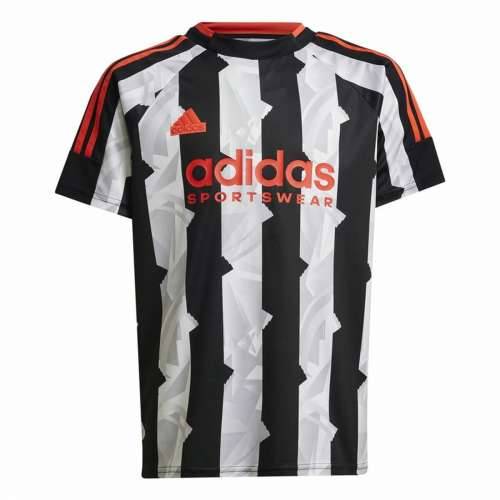 Dječja Majica Kratkih Rukava Adidas Tiro Bijela Crna Cijena
