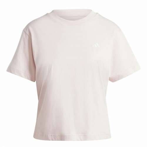 Ženska Majica Kratkih Rukava Adidas Essentials Small Logo Bež Roza Cijena