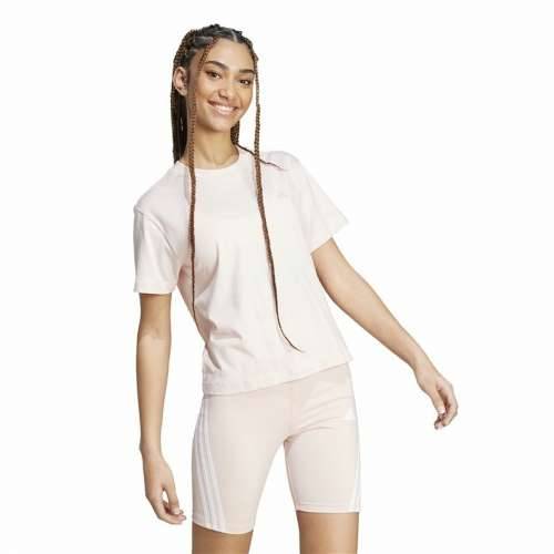 Ženska Majica Kratkih Rukava Adidas Essentials Small Logo Bež Roza Cijena