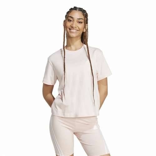 Ženska Majica Kratkih Rukava Adidas Essentials Small Logo Bež Roza Cijena
