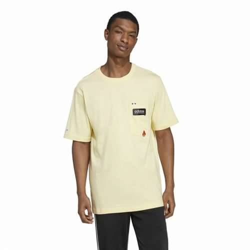 Muška Majica Kratkih Rukava Adidas Remoji Pocket Graphic Rumena zlatan Cijena