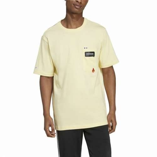 Muška Majica Kratkih Rukava Adidas Remoji Pocket Graphic Rumena zlatan Cijena