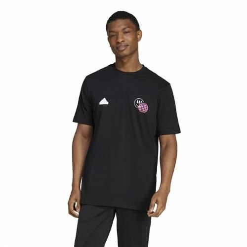 Muška Majica Kratkih Rukava Adidas House Of Tiro Summer Graphic Crna Cijena