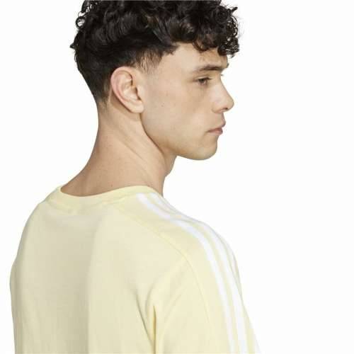 Muška Majica Kratkih Rukava Adidas Essentials Single Jersey 3-Stripes Rumena Cijena