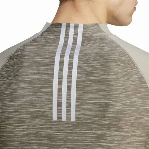 Muška Majica Dugih Rukava Adidas Gym+ 3 Bandas 1/4Zip Smeđa Cijena