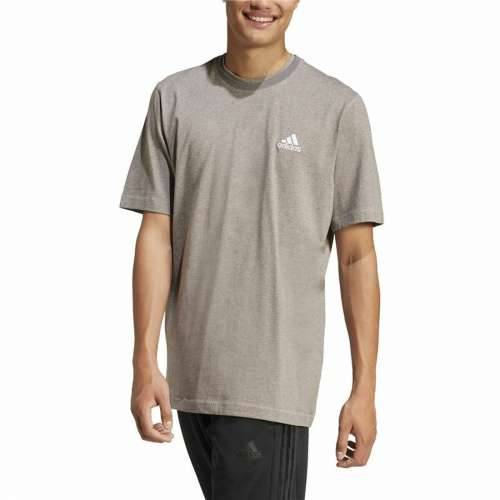 Muška Majica Kratkih Rukava Adidas Seasonal Essentials Smeđa Svjetlo siva Cijena