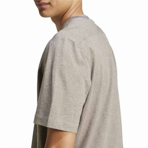 Muška Majica Kratkih Rukava Adidas Seasonal Essentials Smeđa Svjetlo siva Cijena