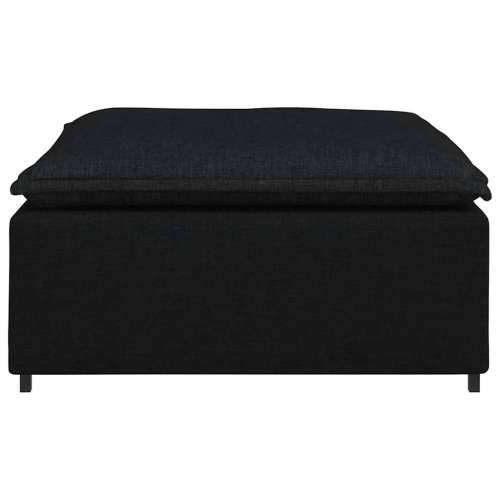 Modularni kauč s podnožjem, crni 100x100x48 cm - Crna tabure Cijena