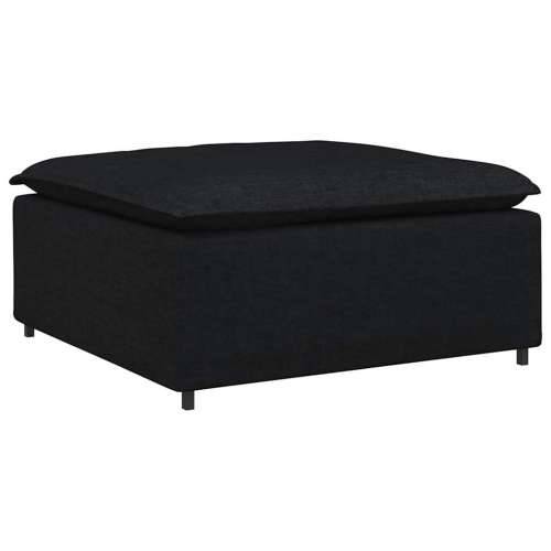 Modularni kauč s podnožjem, crni 100x100x48 cm - Crna tabure Cijena