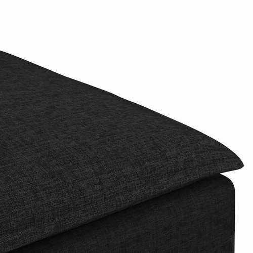 Modularni kauč s podnožjem, crni 100x100x48 cm - Crna tabure Cijena