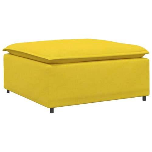 Modularni kauč s podnožjem, svijetložuti 100x100x48 cm - Svjetložuta tabure Cijena
