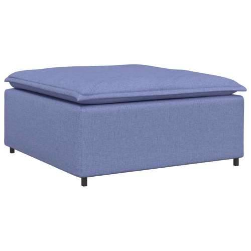 Modularni kauč s podnožjem, traperice plave boje 100x100x48 cm - Boja trapera tabure Cijena