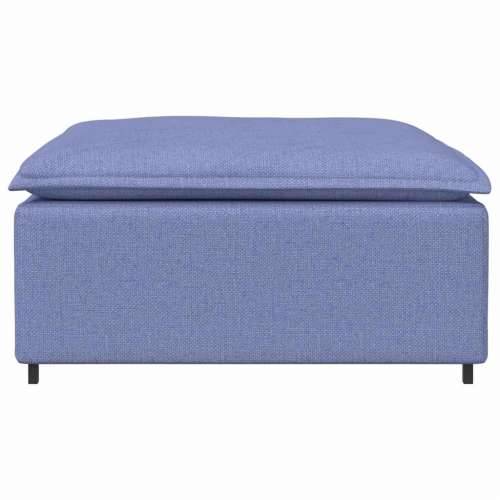 Modularni kauč s podnožjem, traperice plave boje 100x100x48 cm - Boja trapera tabure Cijena