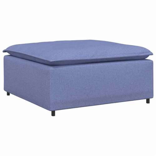 Modularni kauč s podnožjem, traperice plave boje 100x100x48 cm - Boja trapera tabure Cijena