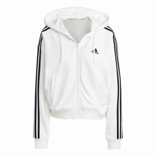 Ženska Majica s Kapuljačom Adidas 3S Ft Fz S Bijela Cijena