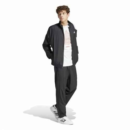Trenirke Adidas Colorblock Crna Moški Cijena