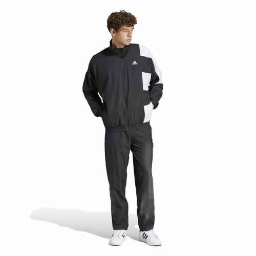 Trenirke Adidas Colorblock Crna Moški Cijena