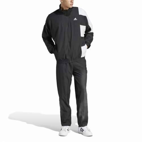 Trenirke Adidas Colorblock Crna Moški Cijena