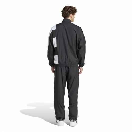 Trenirke Adidas Colorblock Crna Moški Cijena