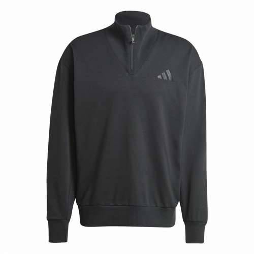 Muška Majica bez Kapuljače Adidas All Szn Fleece 1/4 Zip Crew Crna Cijena