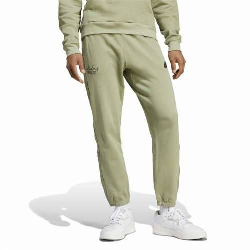 Dlhé športové nohavice Adidas Brand Love French Terry Zelena Moški Cijena