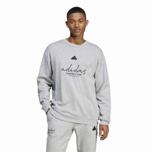 Muška Majica bez Kapuljače Adidas Brand Love French Terry Siva Cijena