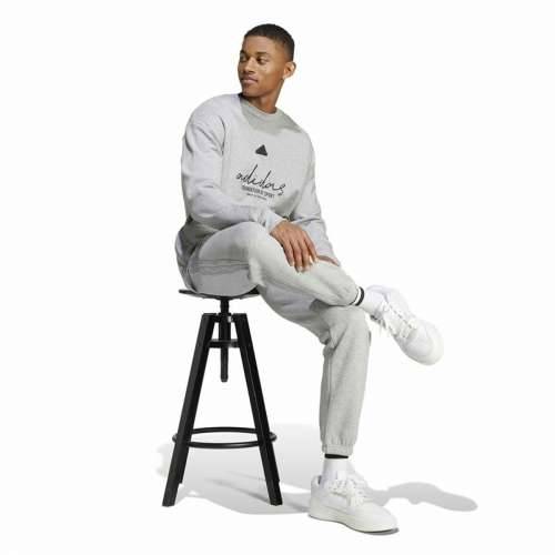 Muška Majica bez Kapuljače Adidas Brand Love French Terry Siva Cijena