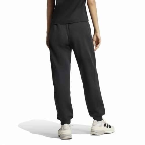 Dlhé športové nohavice Adidas Signature Graphic Print Fleece Loose Crna Dama Cijena