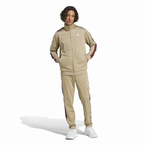 Trenirke Adidas Spw Small Logo Tricot Colorblock Bež Moški Cijena