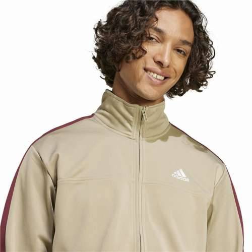 Trenirke Adidas Spw Small Logo Tricot Colorblock Bež Moški Cijena