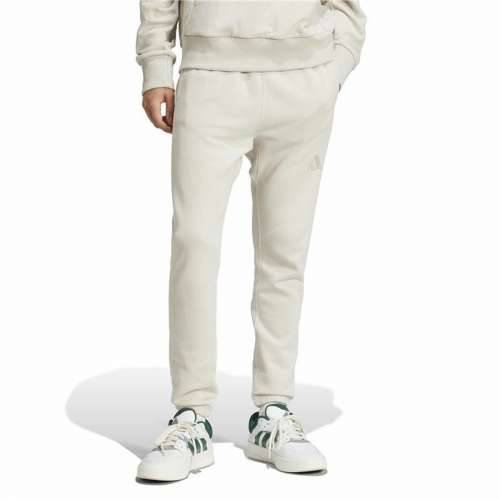 Dlhé športové nohavice Adidas All Szn French Terry Regular Tapered Bijela Bež Moški Cijena