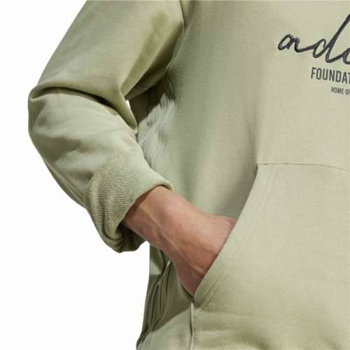 Muška Majica s Kapuljačom Adidas Brand Love French Terry Hoodie Zelena Svetlozelený Cijena