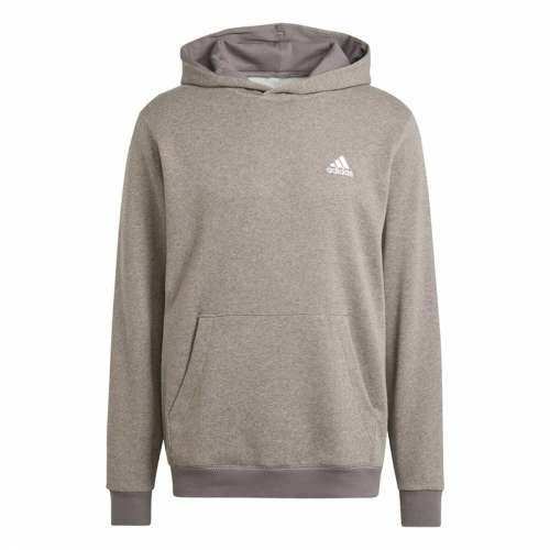 Muška Majica s Kapuljačom Adidas Seasonal Essentials Melange Hoodie Smeđa Bež Cijena