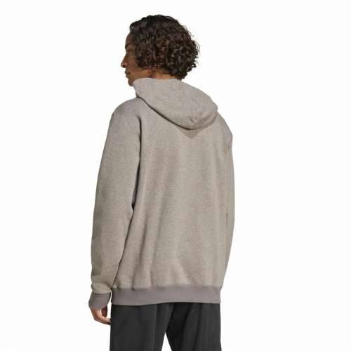 Muška Majica s Kapuljačom Adidas Seasonal Essentials Melange Hoodie Smeđa Bež Cijena