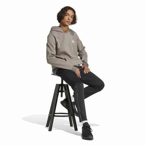 Muška Majica s Kapuljačom Adidas Seasonal Essentials Melange Hoodie Smeđa Bež Cijena