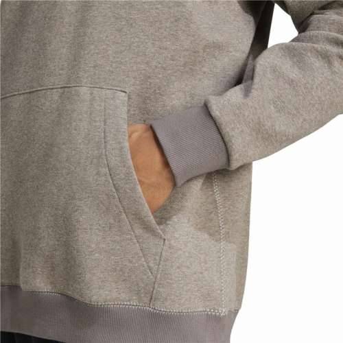 Muška Majica s Kapuljačom Adidas Seasonal Essentials Melange Hoodie Smeđa Bež Cijena