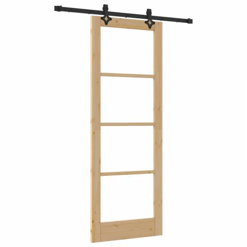 klizna vrata s kompletnim hardverom 78x211 cm od punog bora Cijena