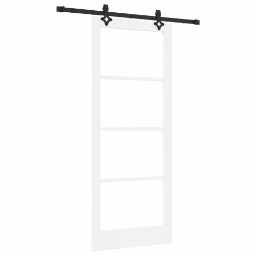 klizna vrata s hardverskim setom bijela 86x211 cm drvo bor Cijena