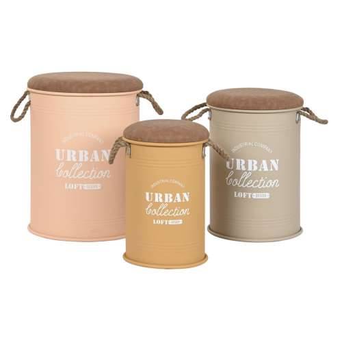 Set košara Home ESPRIT Poliuretan Metal gradski Cijena