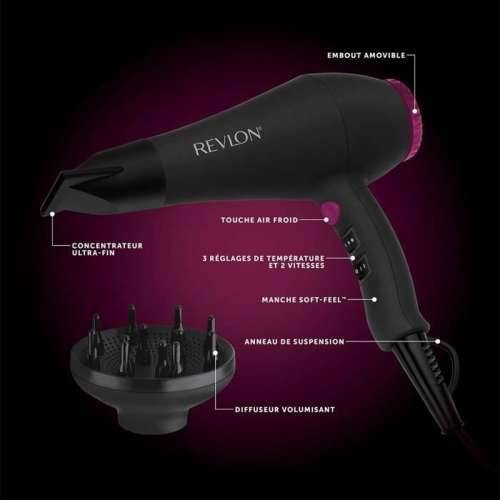 Sušilo za kosu Revlon RVDR5251E Crna 2000 W Cijena