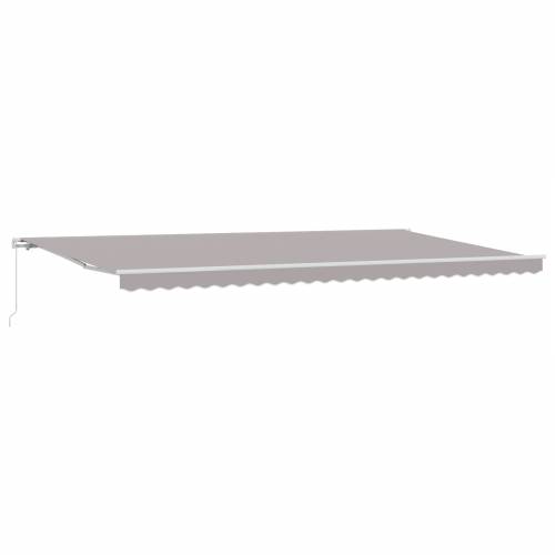 Ručna uvlačiva tenda svijetlosiva 600x300 cm Cijena